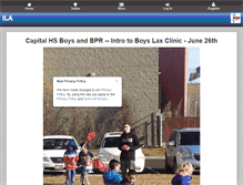 Tablet Screenshot of idaholacrosse.org